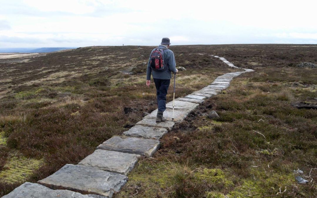 Footpath Flagging | Events | Friends Of Ilkley Moor