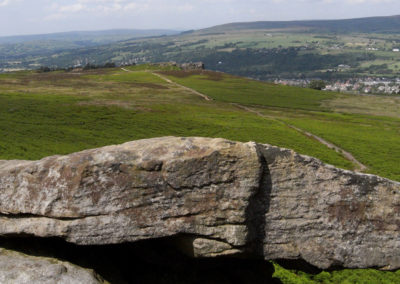 Pancake Stone on Ilkley Moor