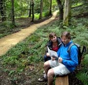 Walkers on seat | Walking Events | Friends of Ilkley Moor