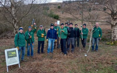 FoIM Volunteers Conserving Ilkley Moor